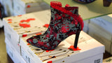 Secondhand women's shoe collection at BinxBerry Consignment