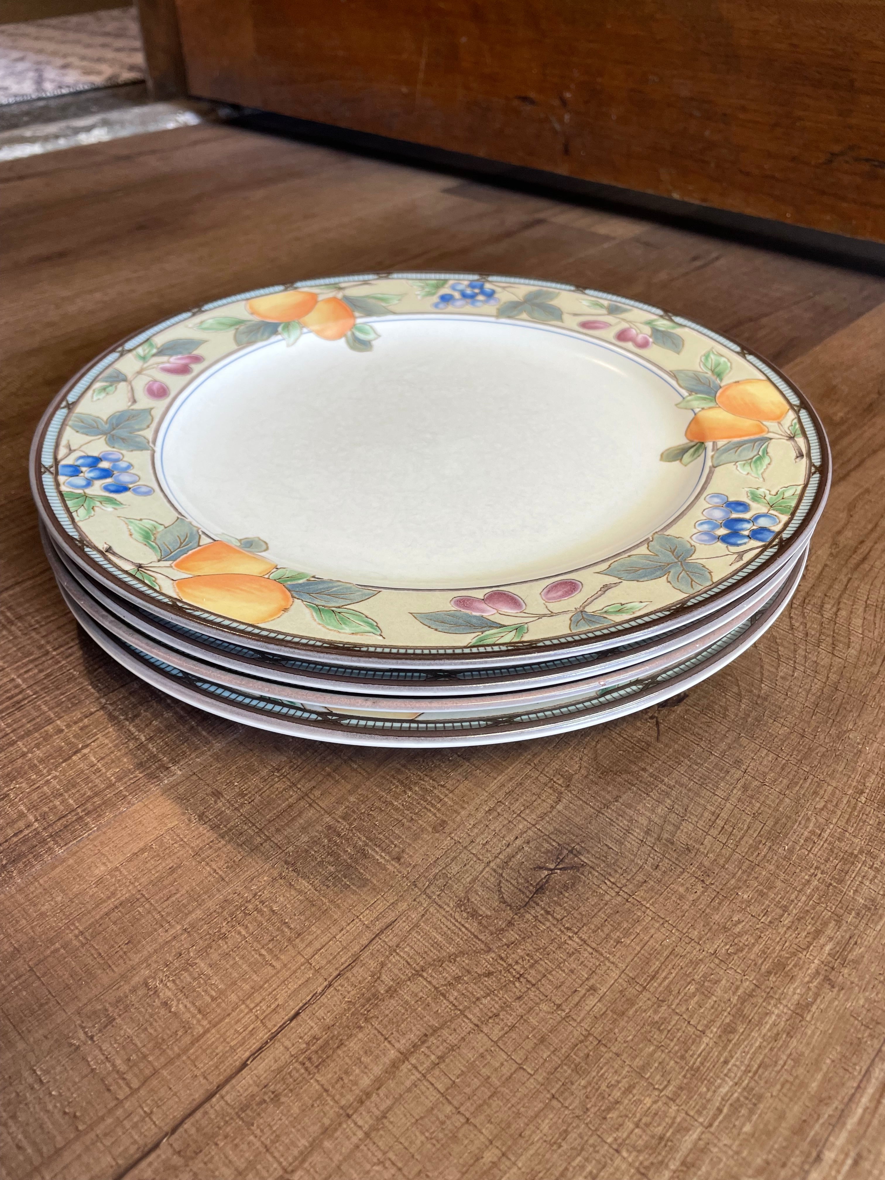 Mikasa Garden Harvest 11” Dinner Plates (Set of 4)