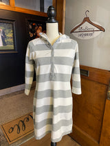 GAP Body Striped Sweatshirt Dress (M)