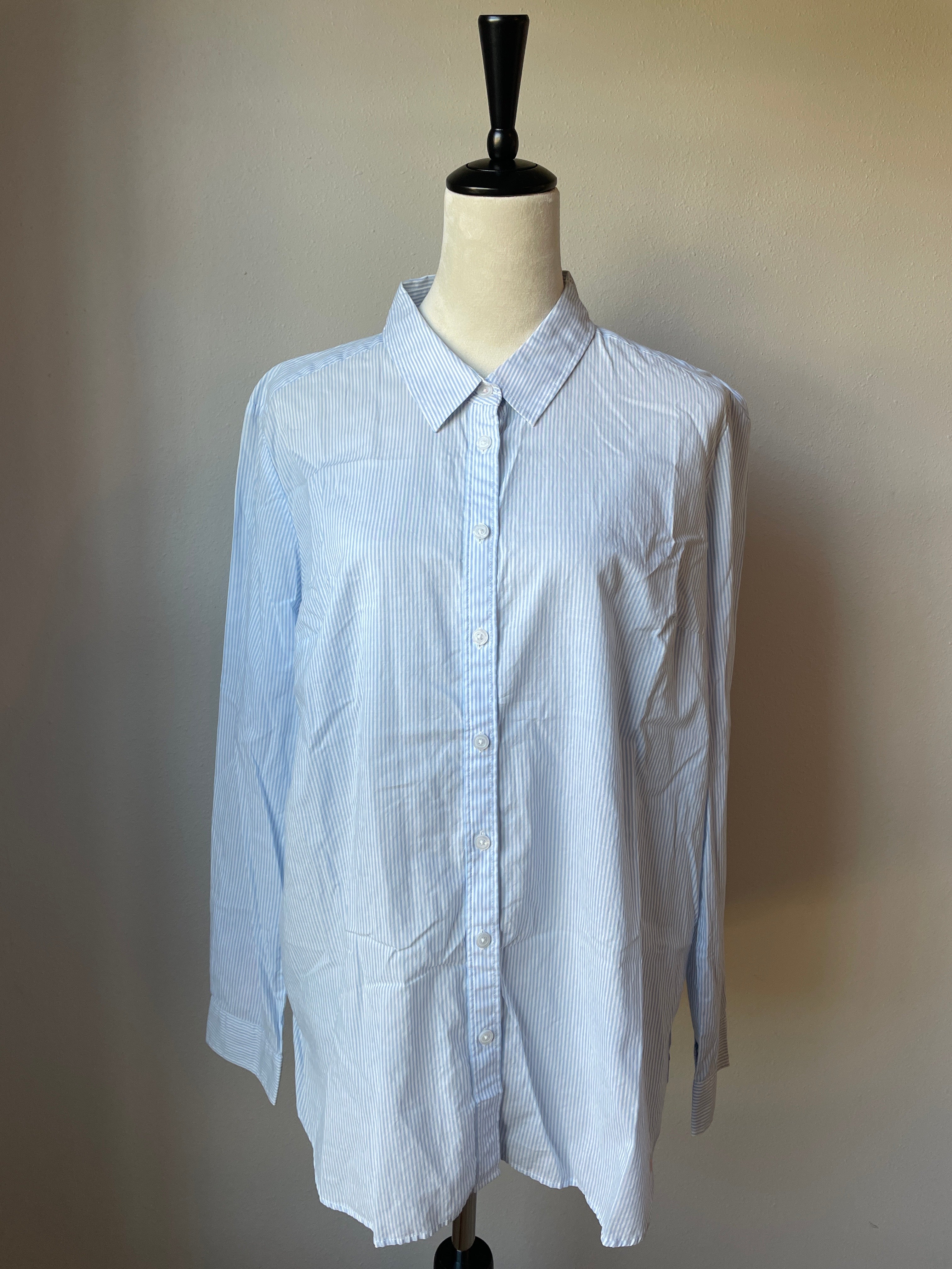 Joules Classic Fit Pinstripe Women's Blouse (12)