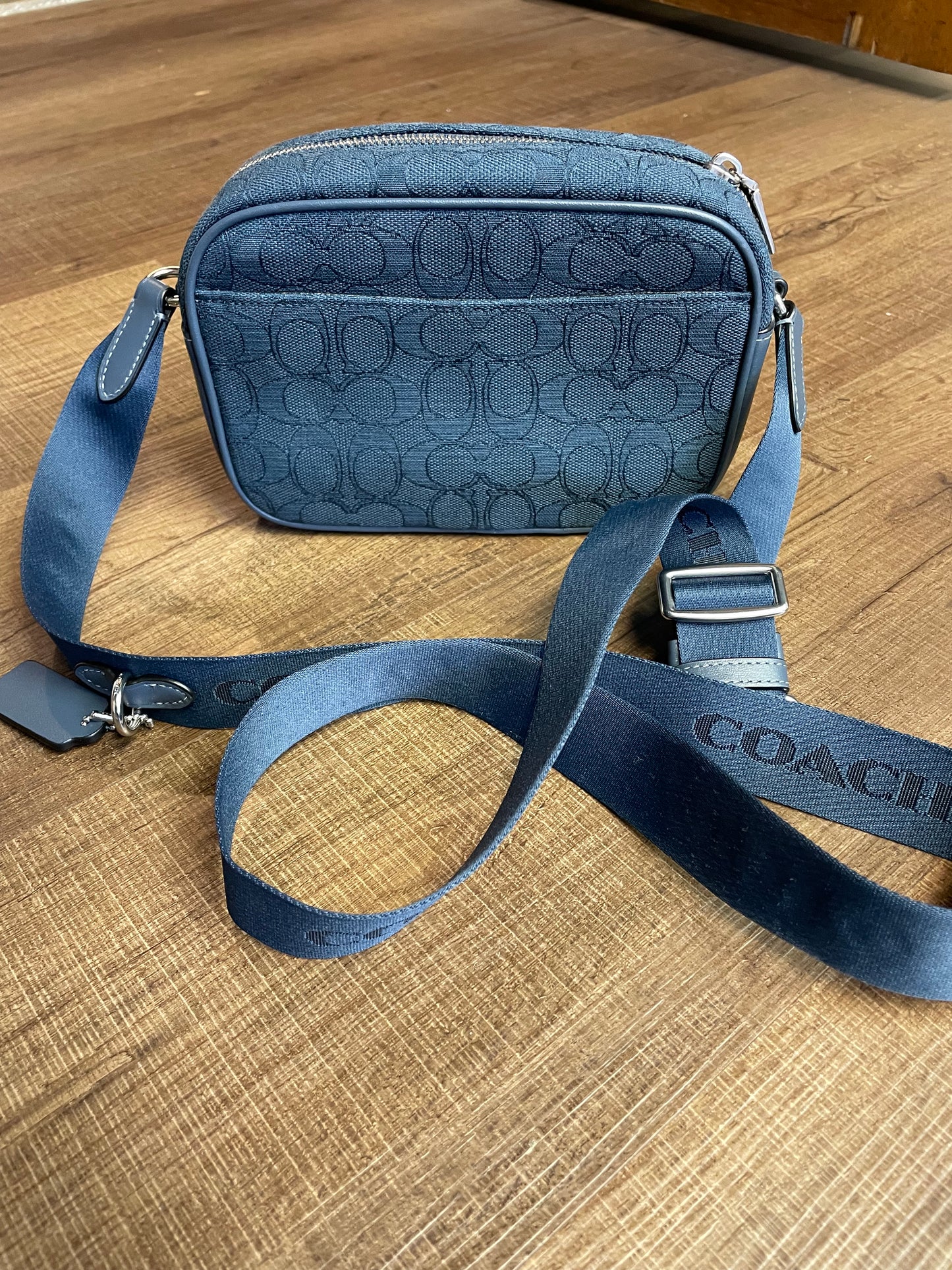 Coach Mini Jamie Camera Bag In Signature Jacquard