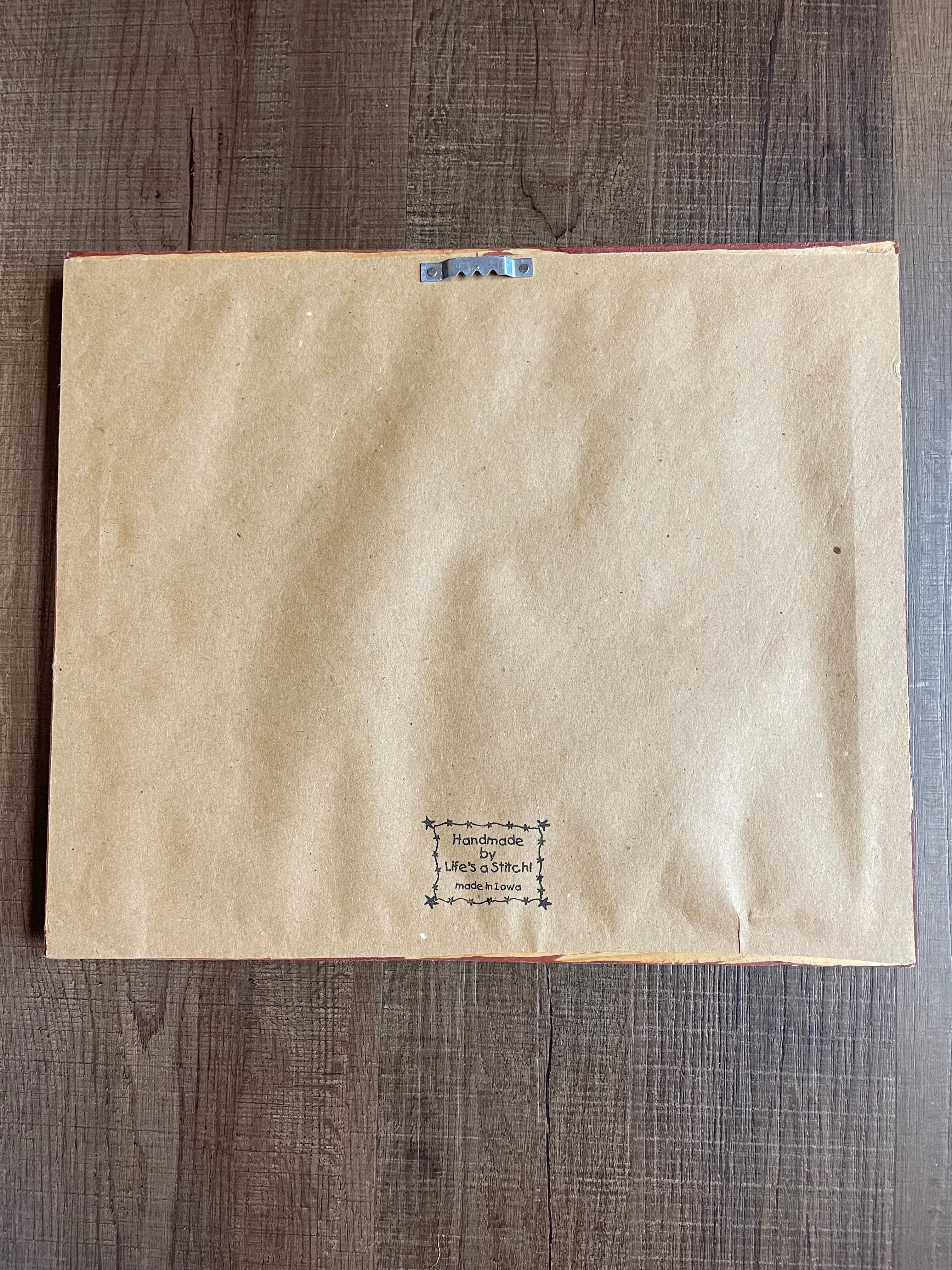 Stitched Prayer Framed Quote