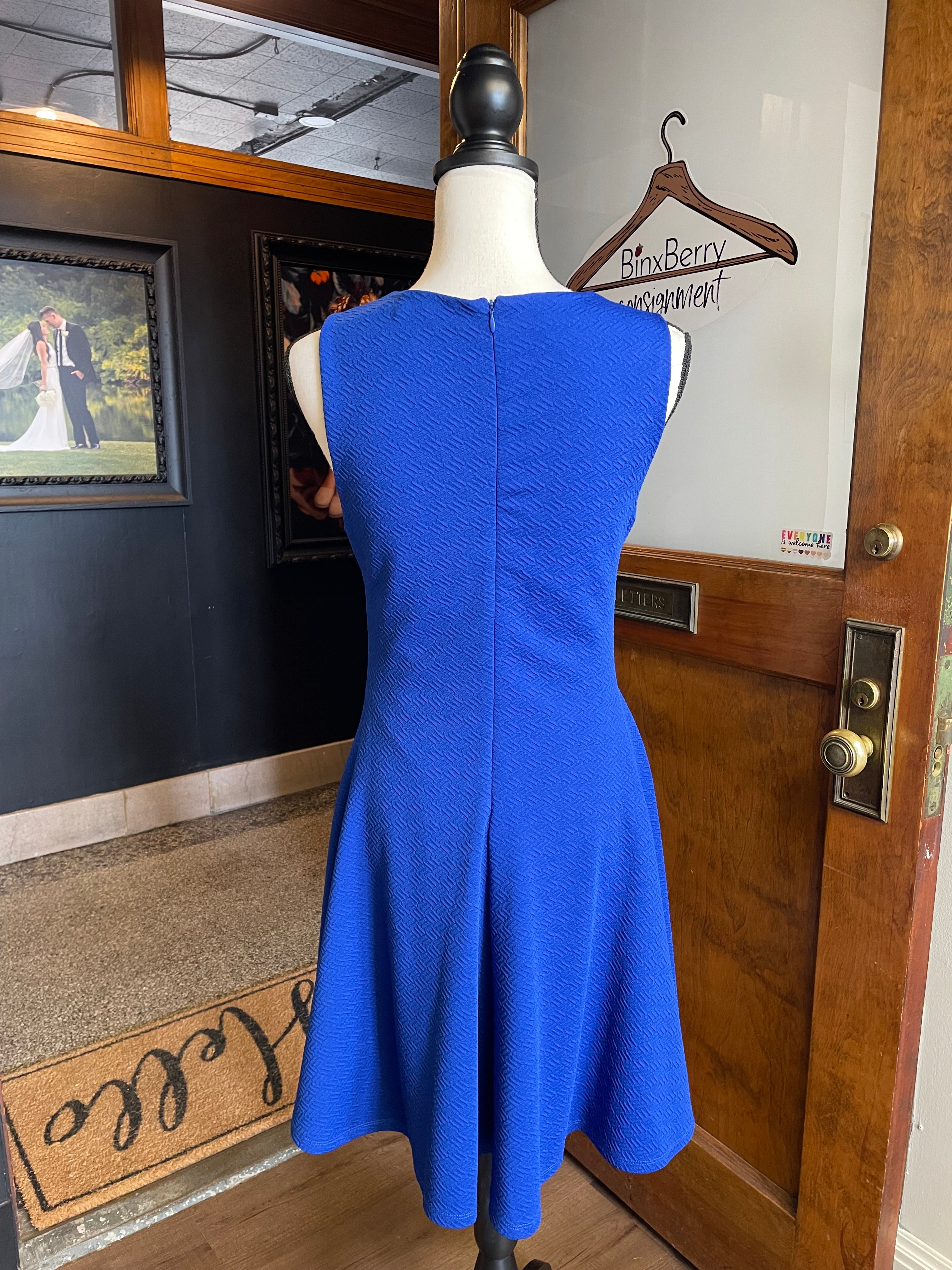 Wells Grace Royal Blue Cocktail Dress (M)