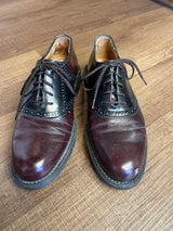 Bostonian Strata Men's Black & Brown Oxfords (8)