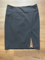 Express Studio Cheetah Print Lined Black Skirt (2)