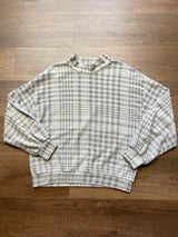 Lush Fleece Checkered Top (S)