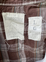 Aeropostale Vintage Fit Men's Plaid Shirt (L)