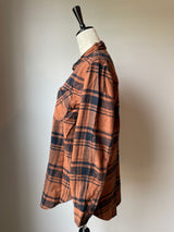 GAP Women's Cassie Plaid Relaxed Fit Flannel Shirt (L)