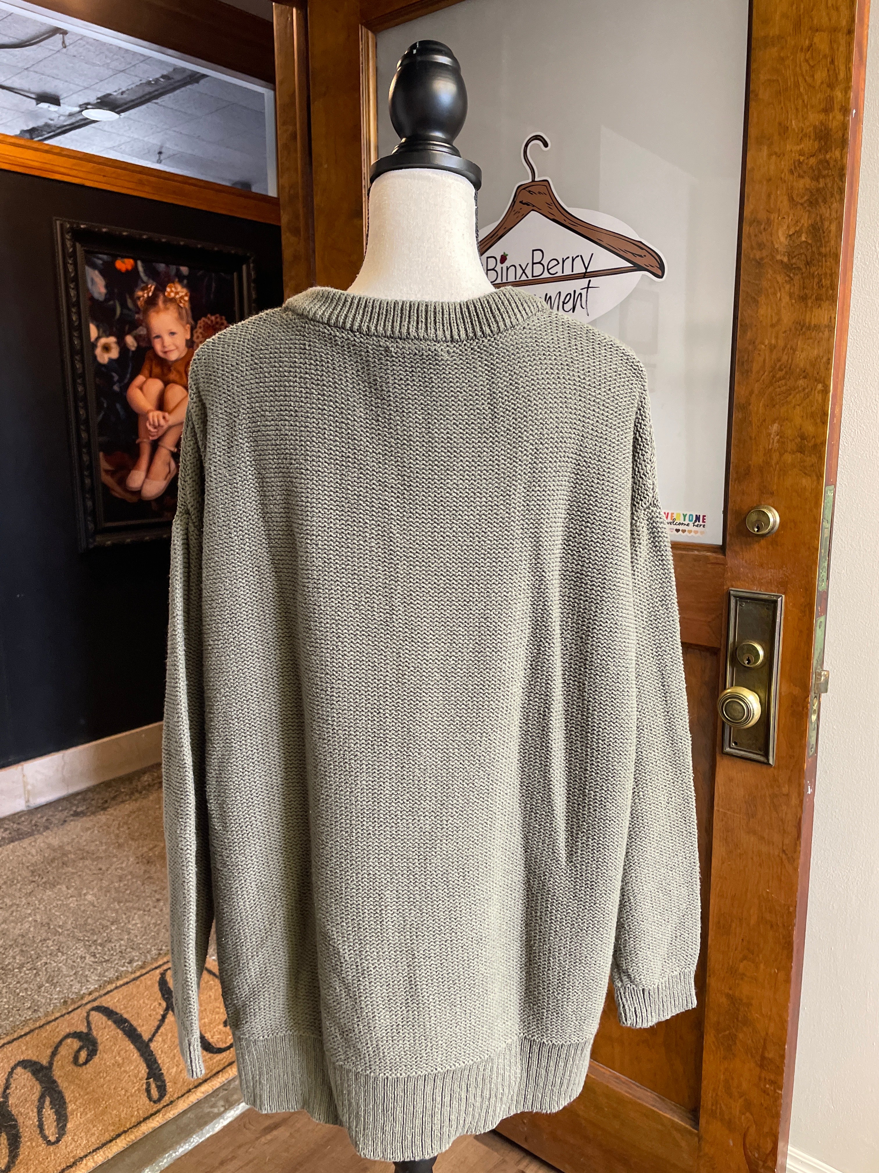 Encore by Idina Menzel Women's Knit Sweater (1X)