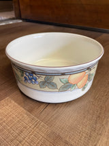 Mikasa Garden Harvest Souffle Dish Round 8"