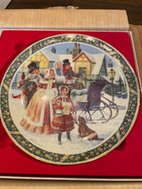 U.S. Historical Society Royal "Here We Come A-Caroling" Collectors Plate