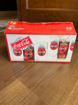 Coca-Cola Vintage 8PC Glass Tumbler Set
