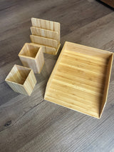 Bamboo Desk Accessory Set