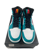 Air Jordan 1 Mid SE Turbo Green Black Hyper Pink Men's Sneaker (11.5)