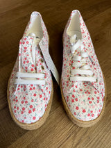Superga Fantasia Red Floral Women's Sneakers (8)