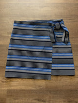 Loft Draped Front Side Tie Ribbed Skirt (M)