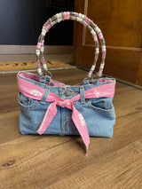 Iowa Hawkeye Denim Shoulder Bag