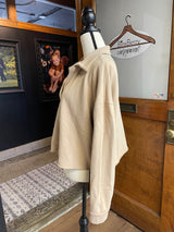 Vuori Cropped Sedona Polo Oversized Sweatshirt (M)