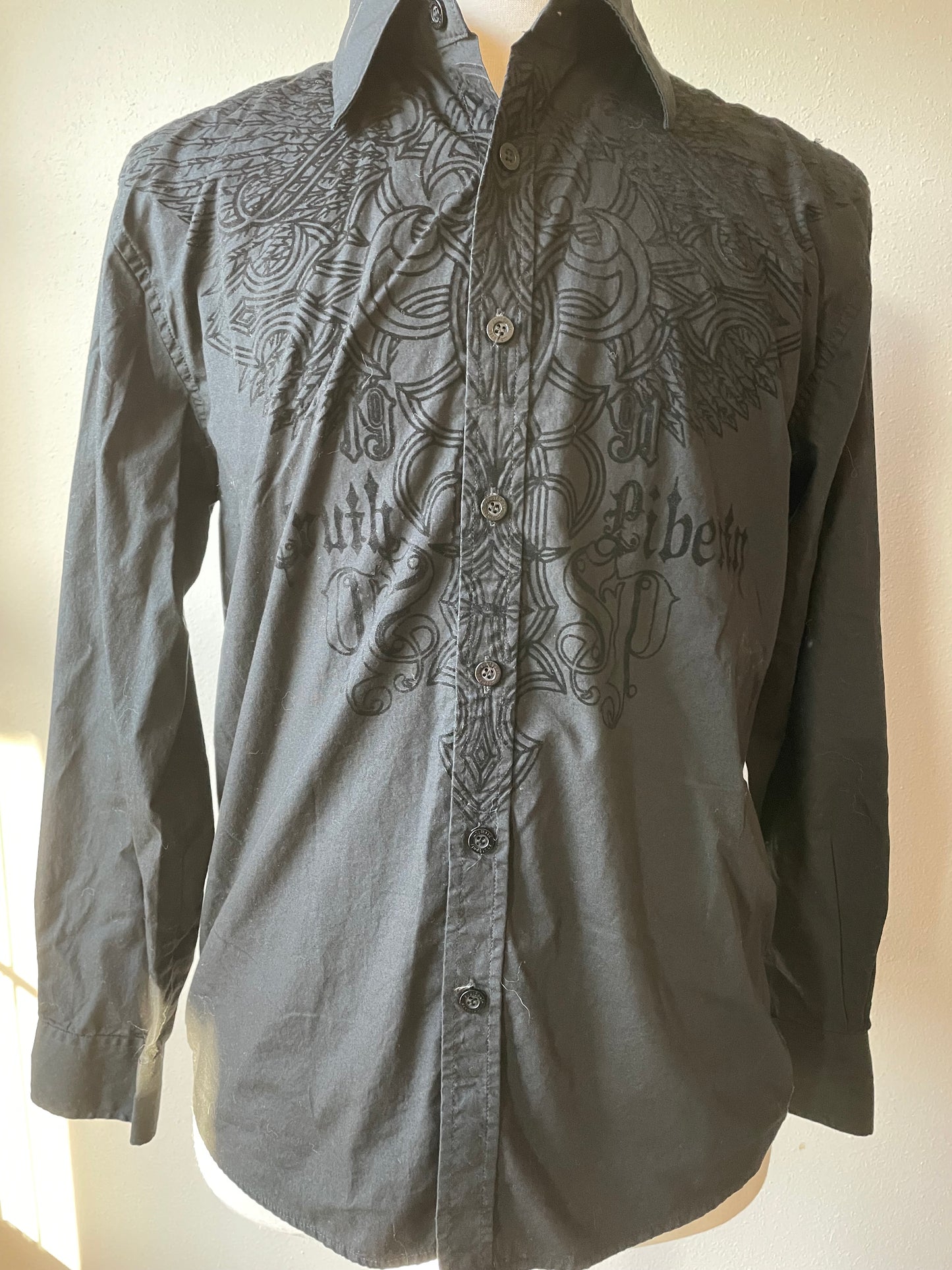 South Pole Hexagon Men's Button Down (L)