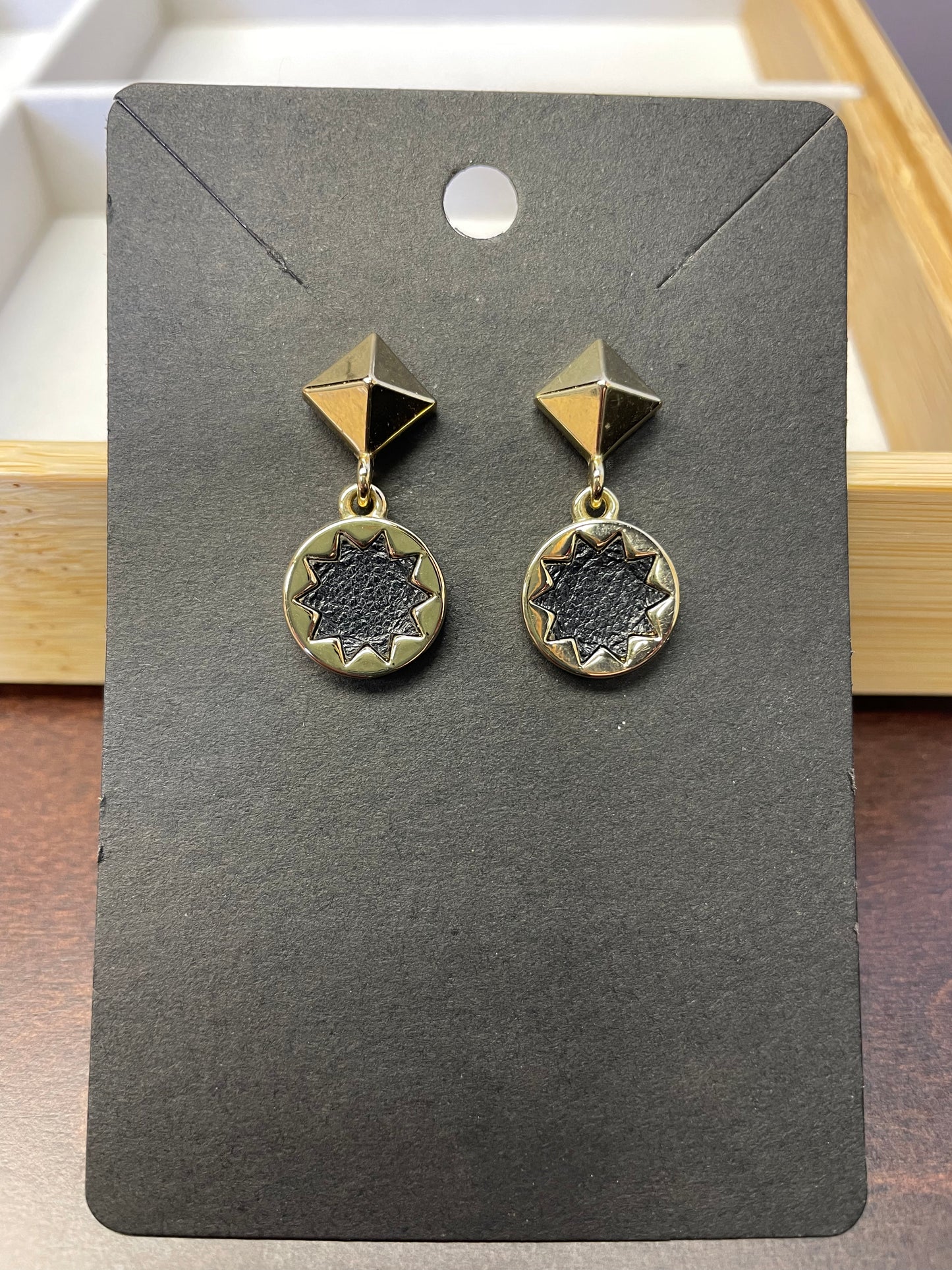 House of Harlow Sunburst Dangle Earrings