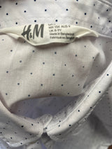 H&M Boy's Polka Dot Button Down (8-9Y)