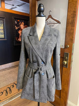 Cabi Bond Double Breasted Belted Blazer Jacket (S)