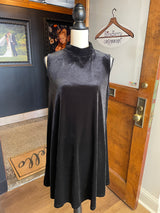Agnes & Dora Velvet Mock Neck Tunic Dress (XL)