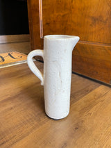 Painted & Glazed Clay Pitcher
