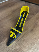 Iowa Hawkeye Jeweled Wine Bottle Holder