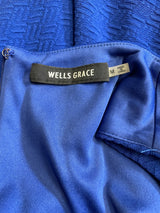Wells Grace Royal Blue Cocktail Dress (M)