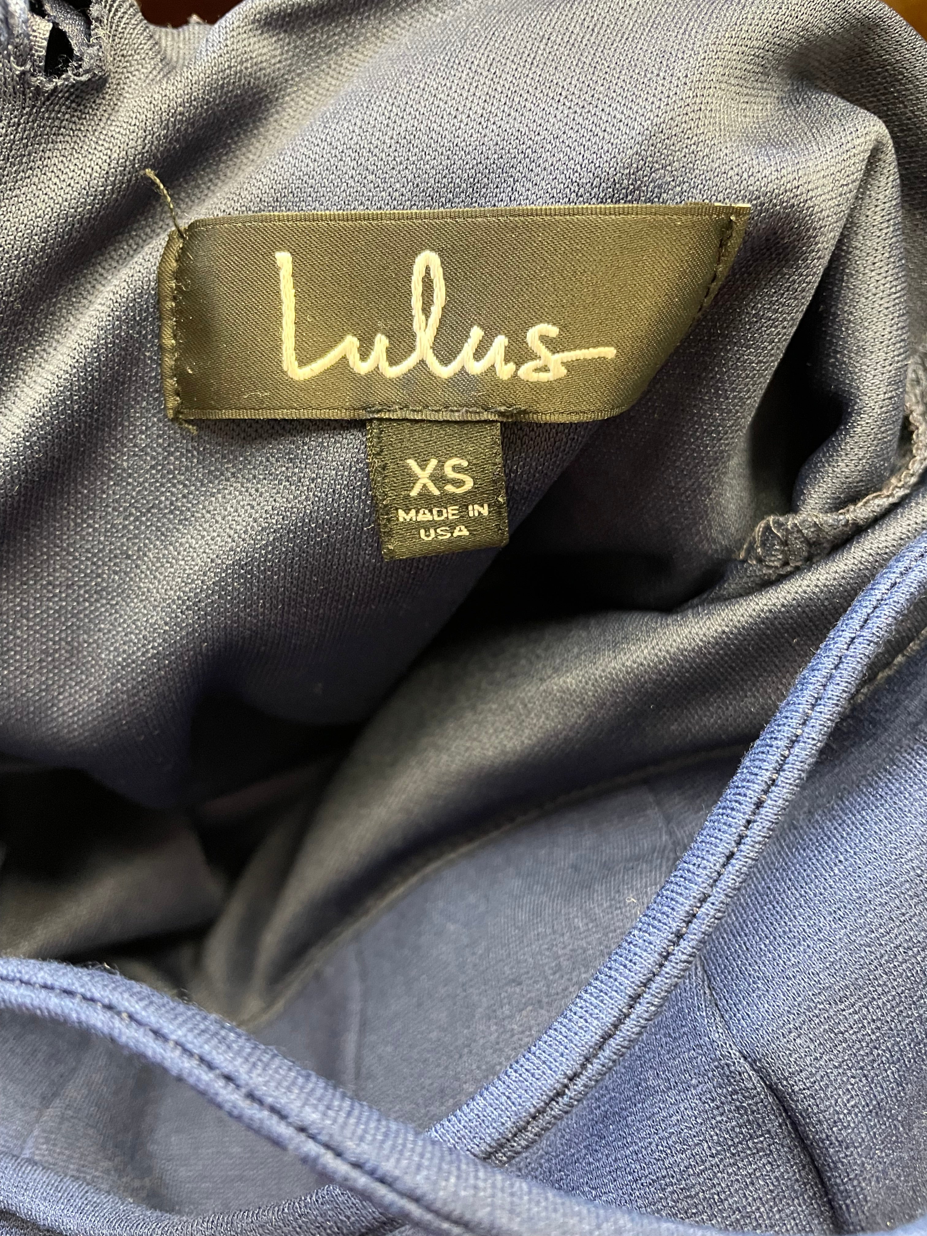 Lulus Plunge Spaghetti Strap Mini Dress (XS)