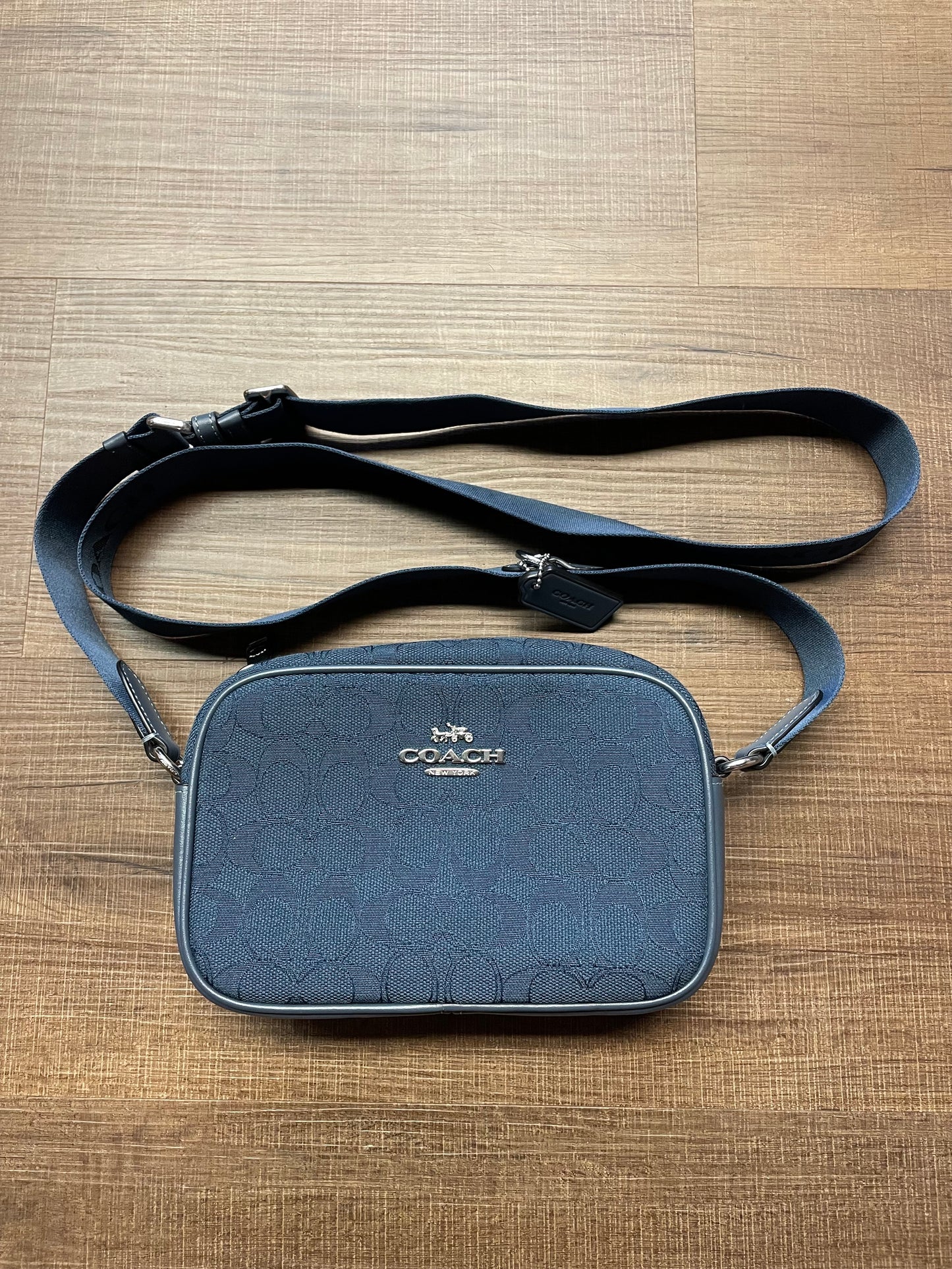Coach Mini Jamie Camera Bag In Signature Jacquard