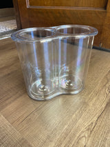 Acrylic Two-Bottle Ice Bucket Chiller