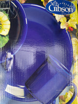 Gibson Everyday Cobalt 16pc Dinnerware Set