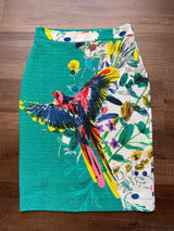Maeve by Anthropologie Parrot Print Pencil Skirt (S)