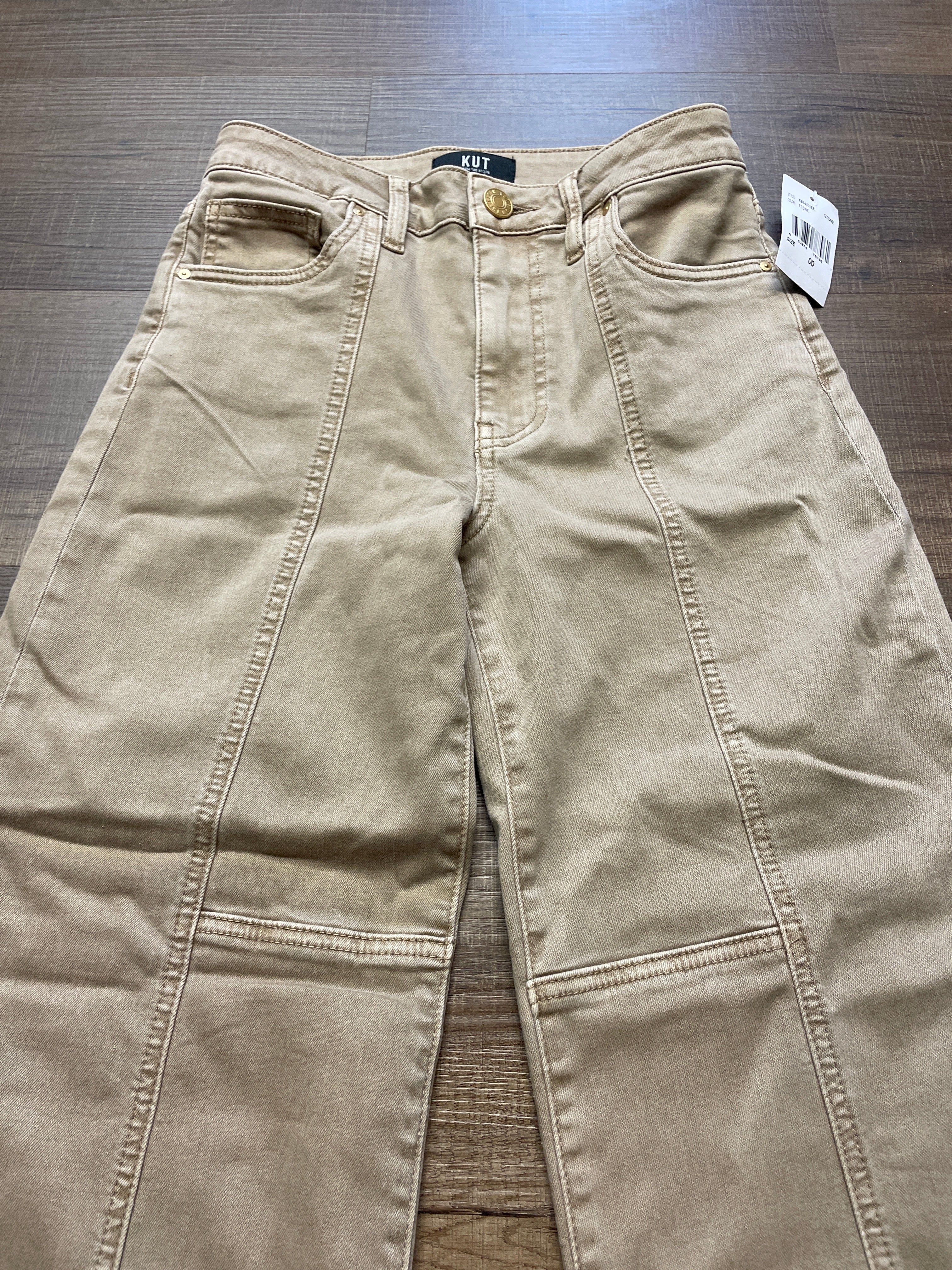 KUT from the Kloth Meg High Rise Wide Leg Jeans (00)