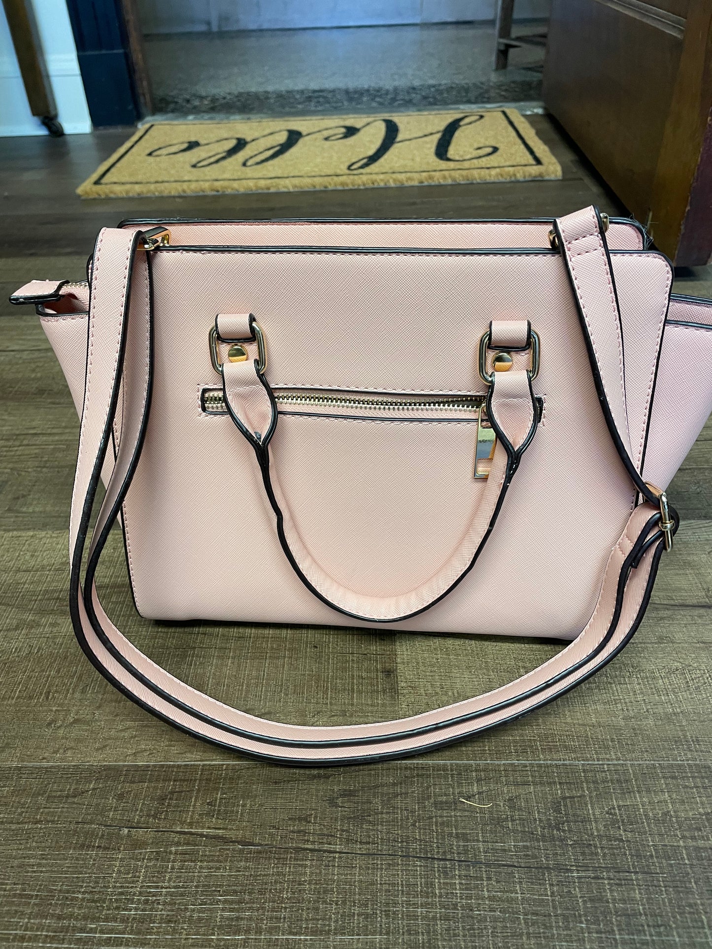 Michael Kors Selma Pink Leather Satchel
