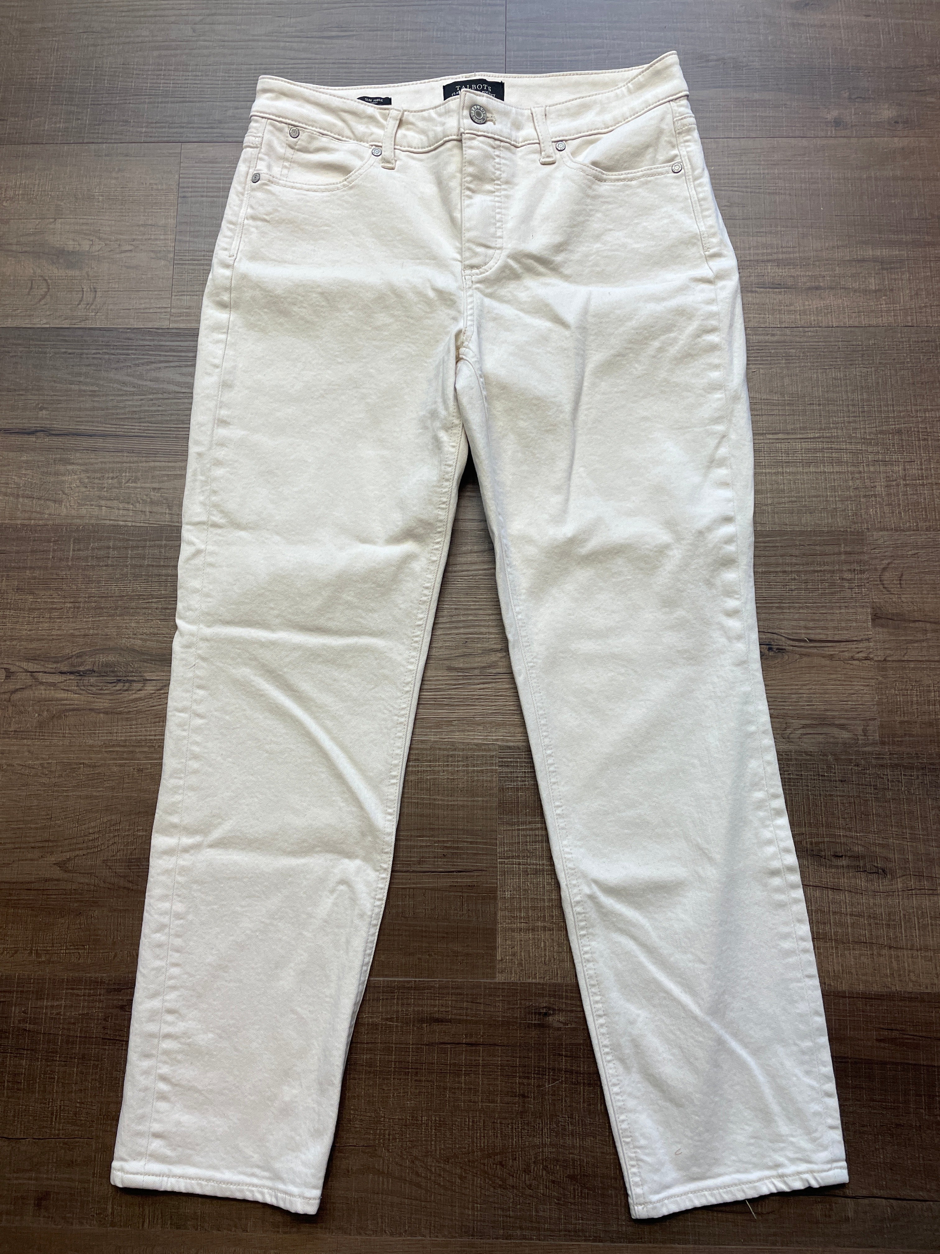 Talbots Flawless Five-Pocket Curvy Slim Ankle Jean (8)