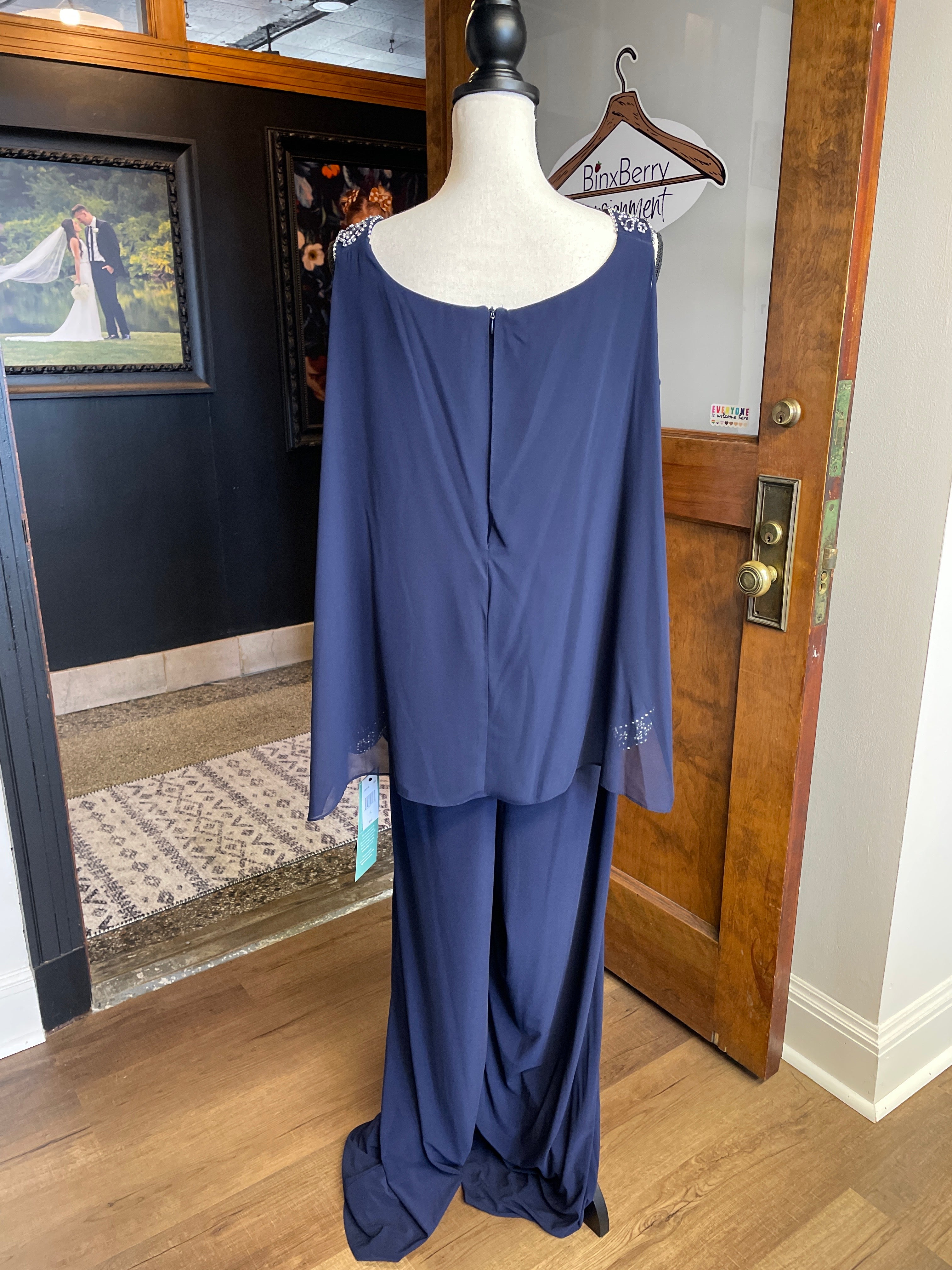 Scarlett Formal Jumper with Sheer Top (XL)