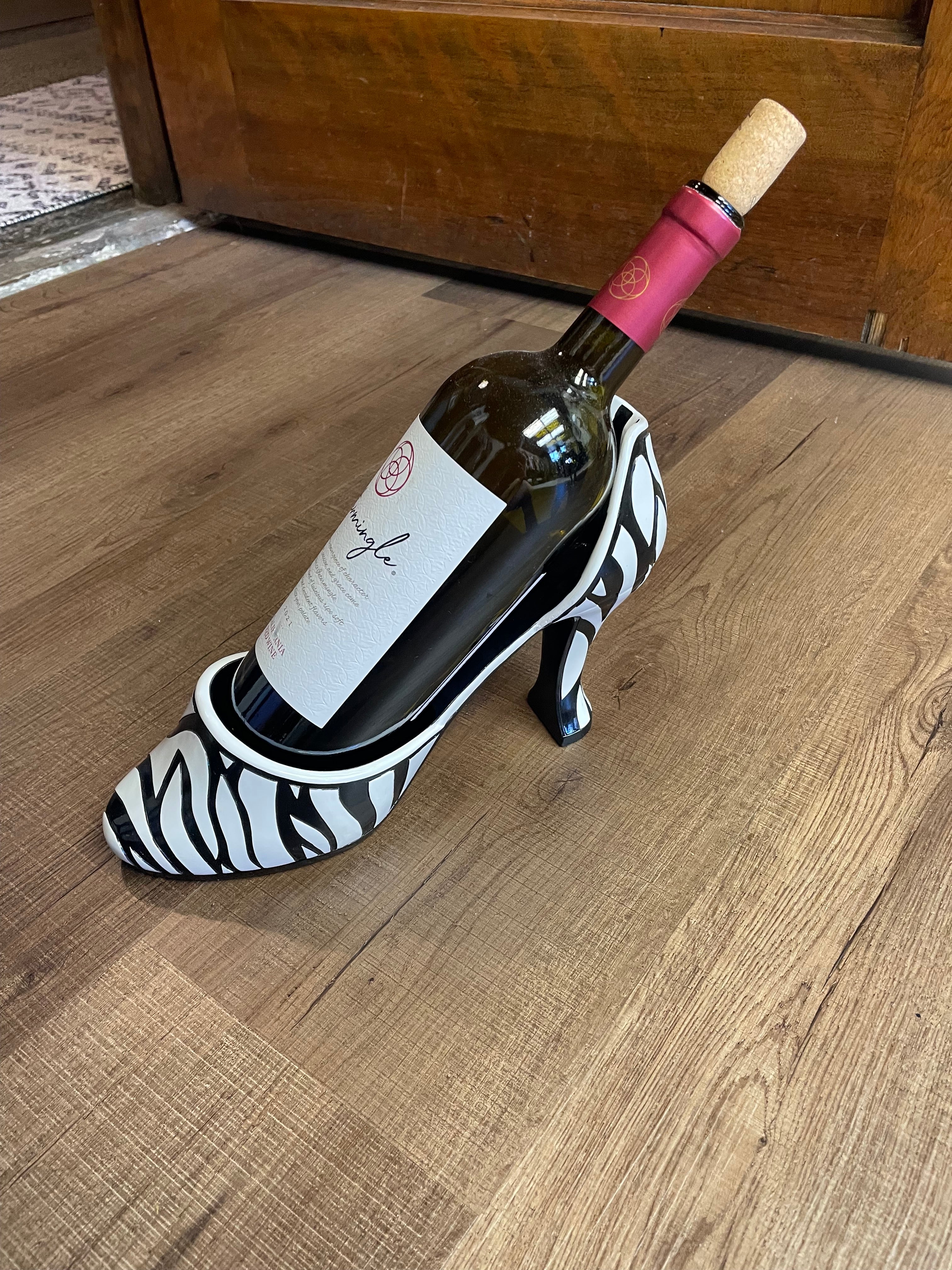 Zebra Wine Bottle Holder