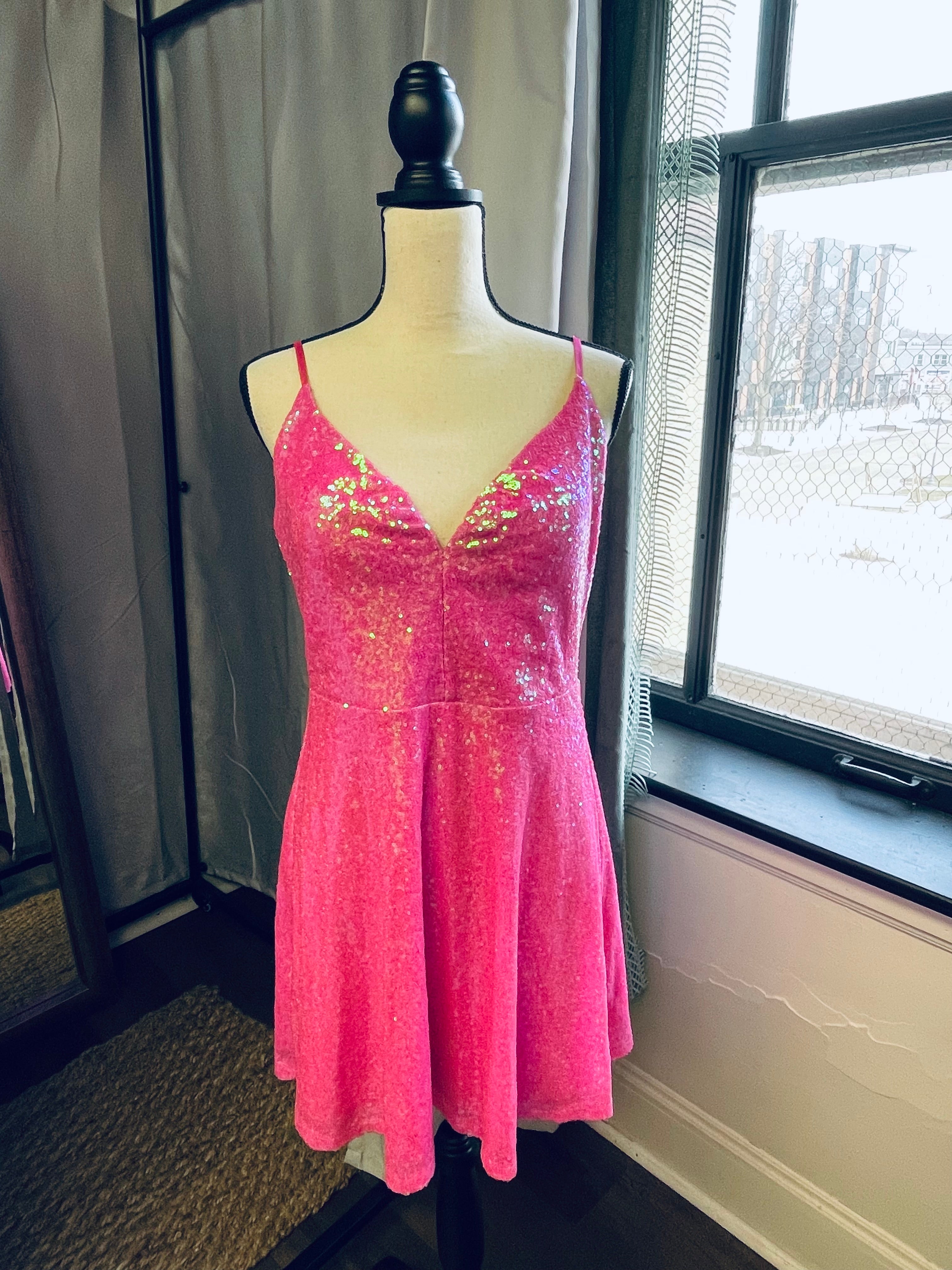 Dear Moon Sequin Mini Dress (13)