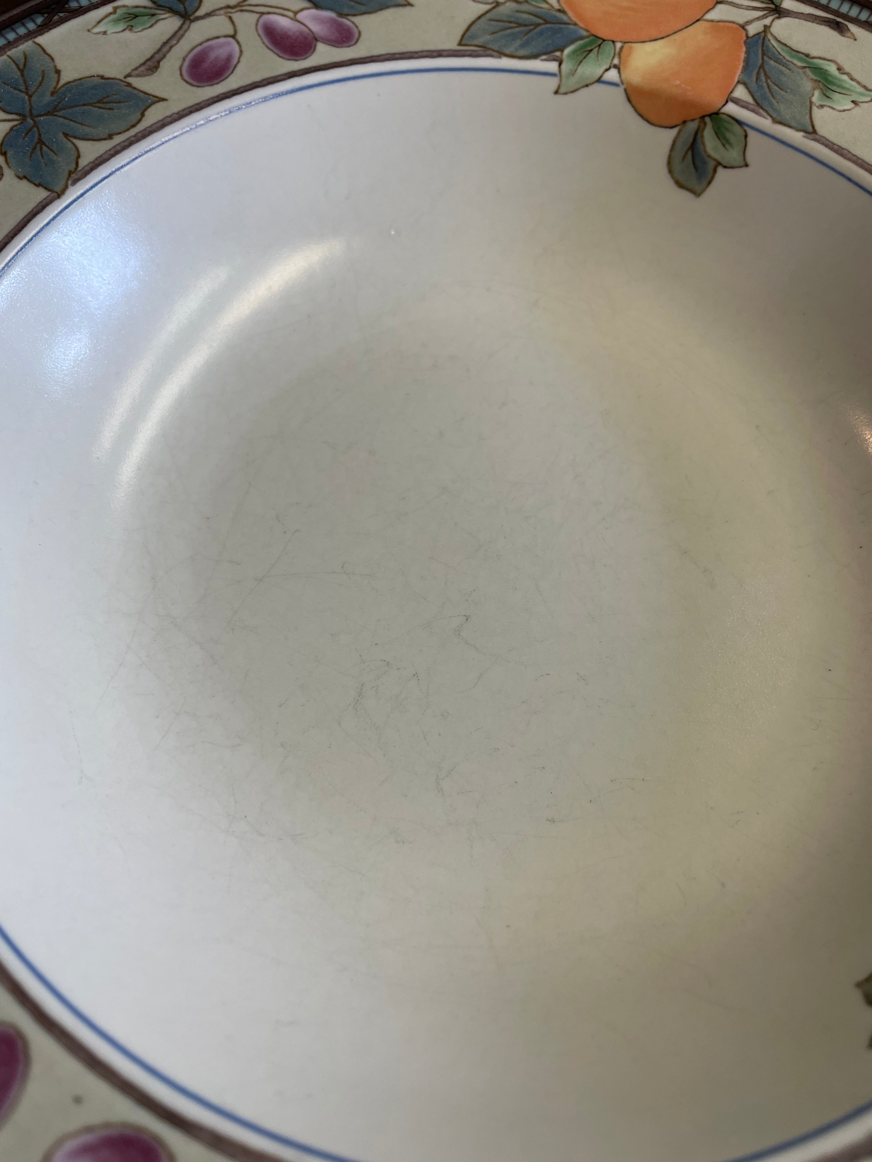 Mikasa Garden Harvest 9 3/8" Rimmed Soup Bowl