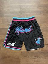Just Don Miami Heat Basketball Shorts (M)