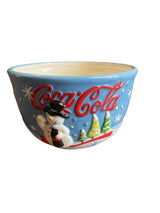 Vintage Coca Cola Winter Ceramic Bowl