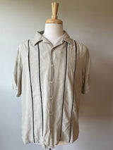 Axist Silk Touch Beige Men's Button Down (XL)