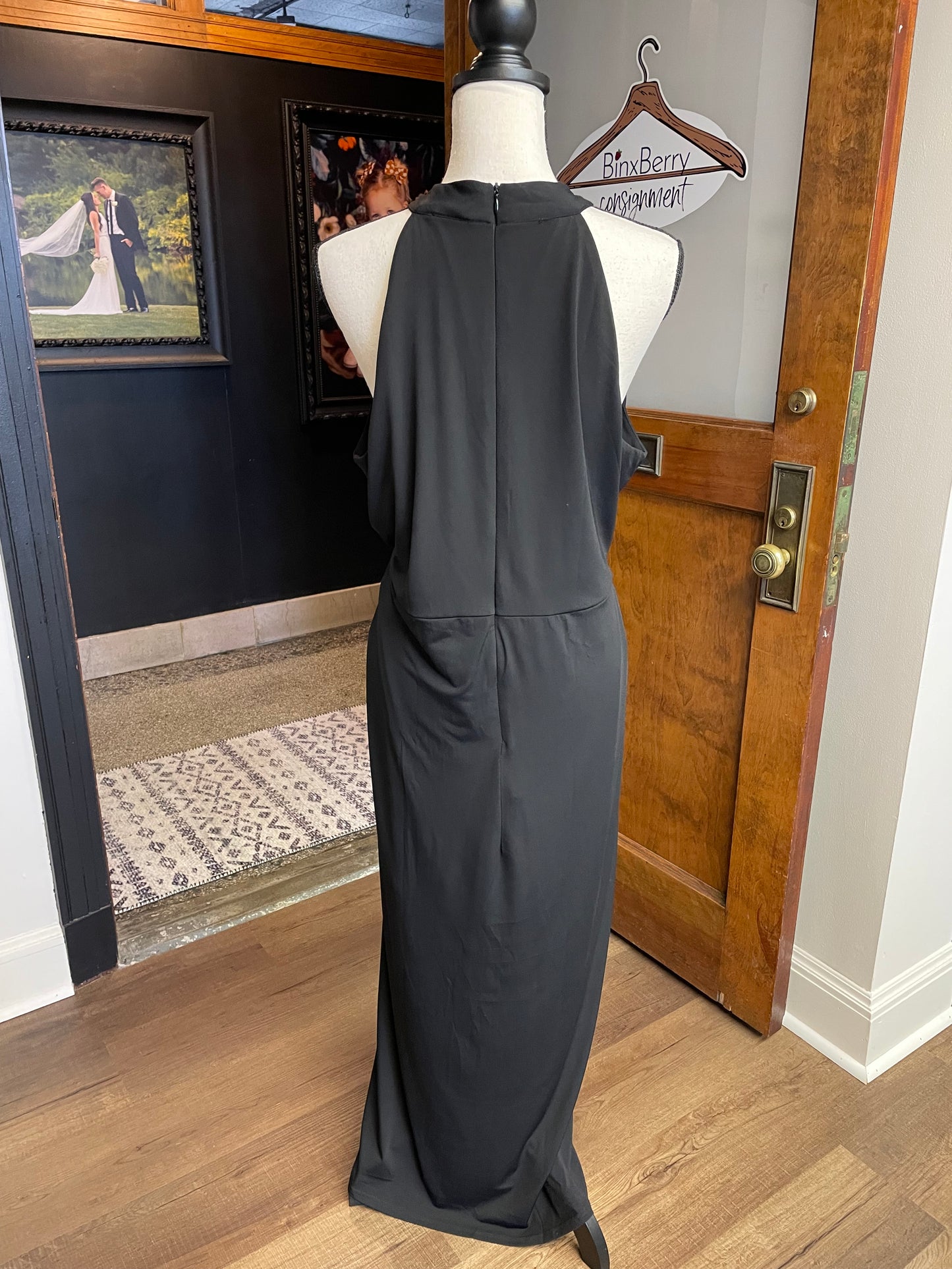 Venus Halter Maxi Dress (1X)