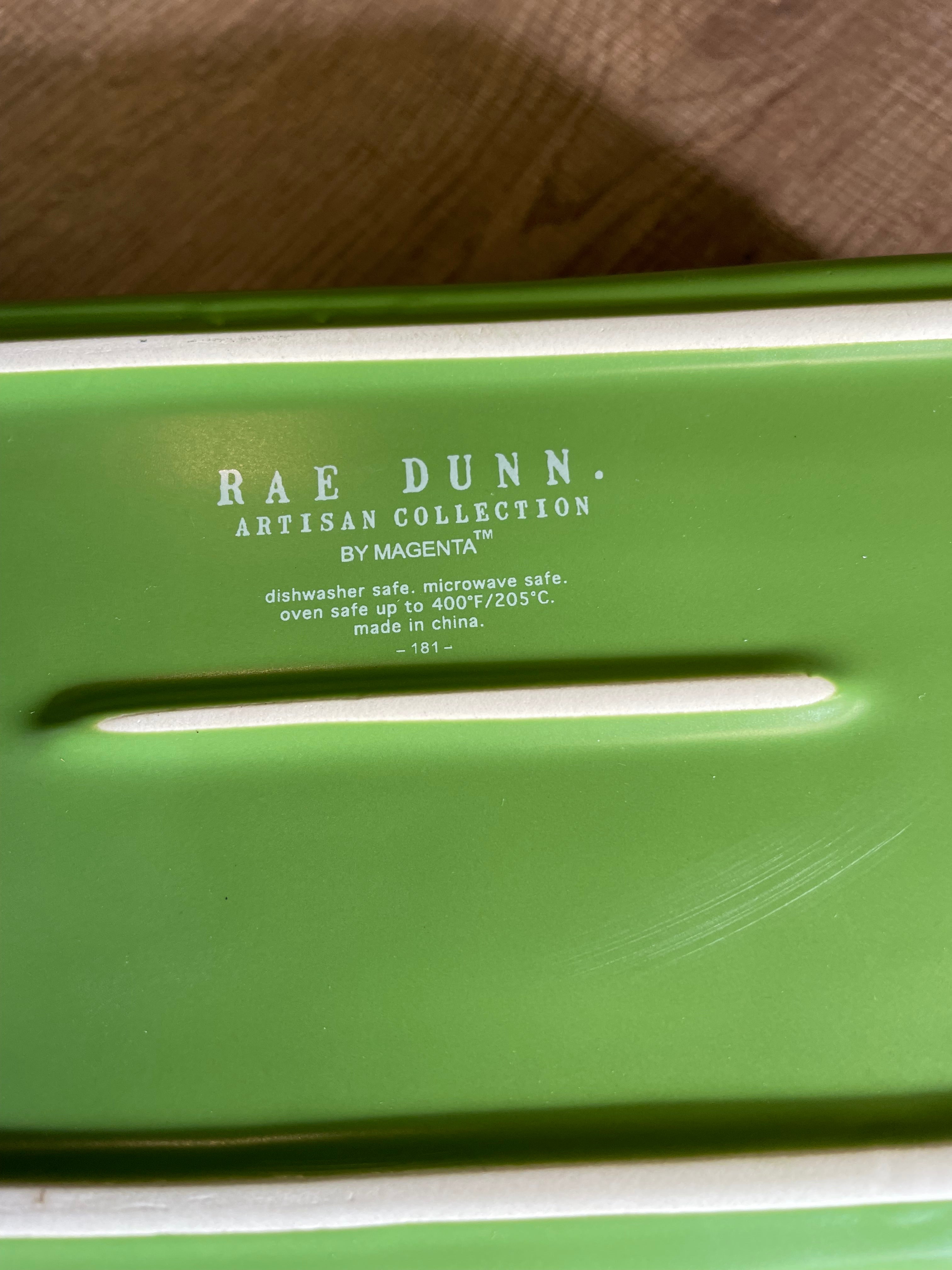 Rae Dunn Artisan Collection Covered Backing Dish