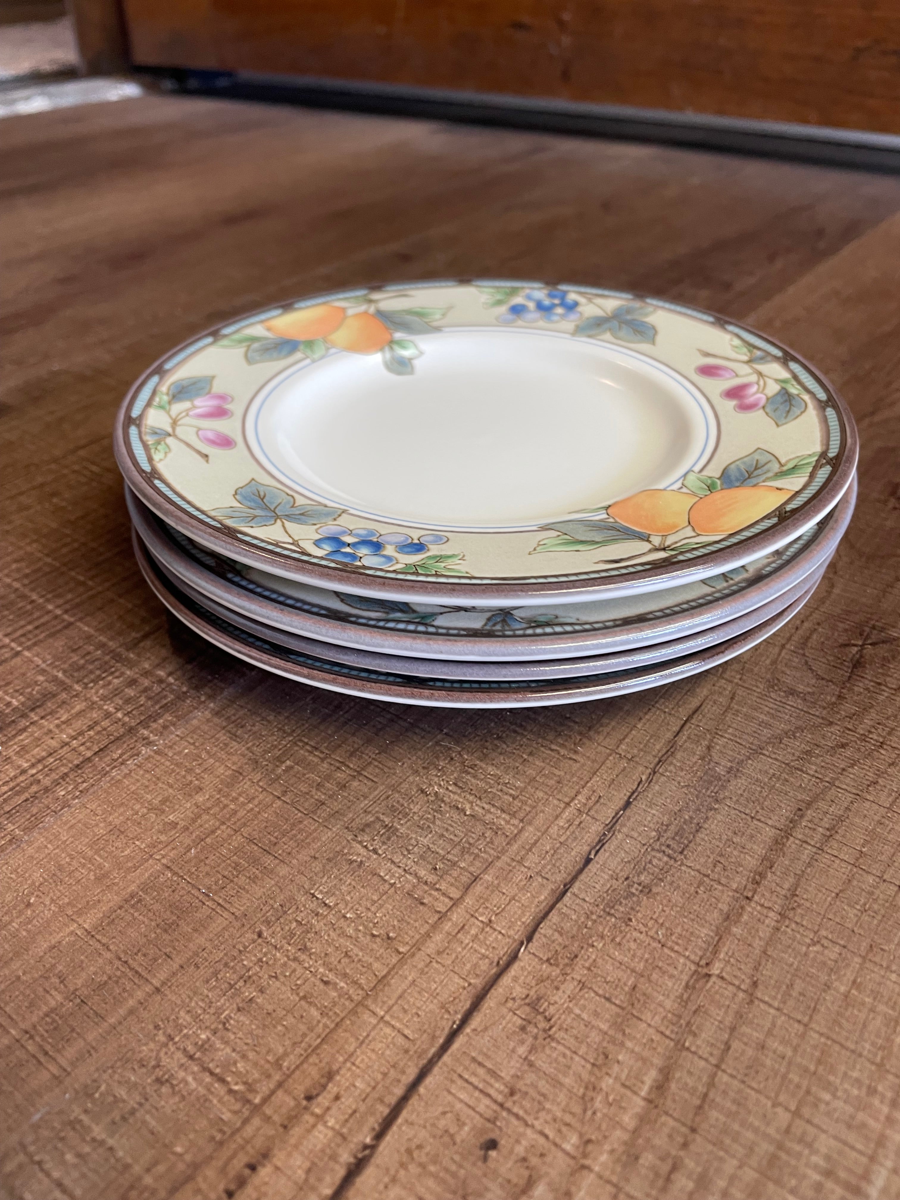 Mikasa Garden Harvest 6 1/2” Bread & Butter Plates (Set of 4)