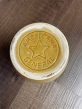 American General Painted 4" Pottery Cup