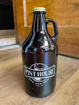The Pint House Bar and Grill Yuma, AZ 64oz Brown Glass Growler